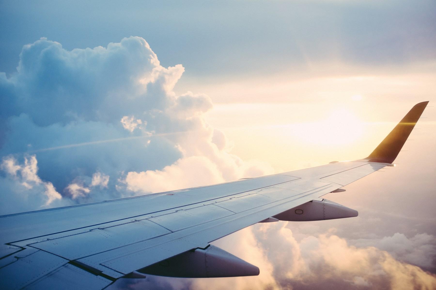 Commercial aircraft prepared for international air freight